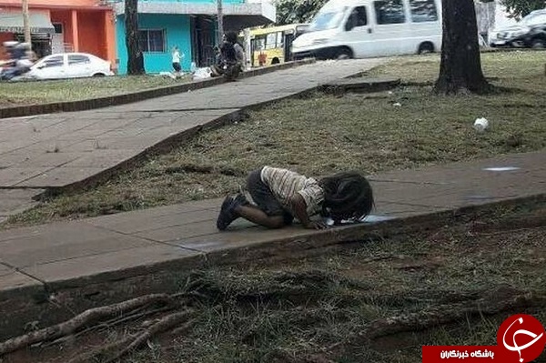 تصویری دردناک از یک دختر بچه که جهان را متأثر کرد