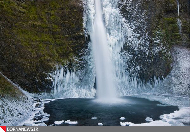 آبشار های یخ زده