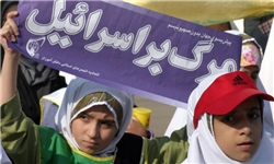 تجمع ۶ هزار نفری دانش‌آموزان و فرهنگیان تهرانی در میدان فلسطین