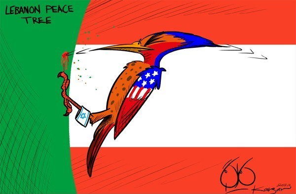 ضربه آهنگ تنش بر تنه درخت صلح لبنان!