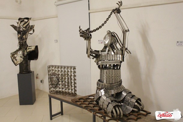سومین نمایشگاه مجسمه‌های فلزات بازیافتی / جالبه  !