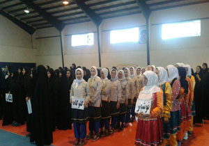 گلوگاه رتبه سوم در مسابقات بومی محلی خواهران بسیجی مازندران را کسب کرد