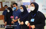 تصاویر/ اهدای گل به پرستاران بیمارستان ثامن الائمه گلوگاه