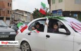 تصاویر/ راهپیمایی خودرویی ۲۲ بهمن در گلوگاه
